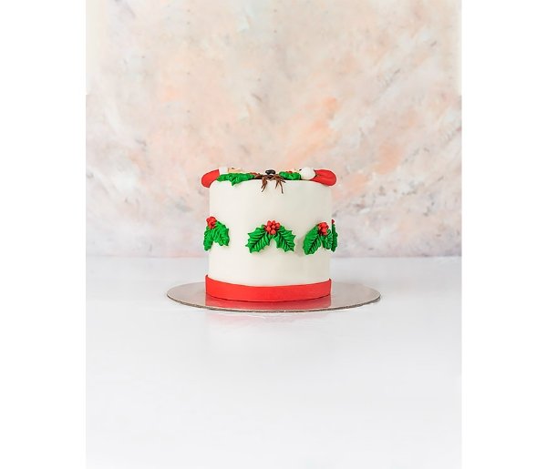 Santa And Reindeer Christmas Cake - Image 3