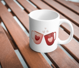Alternative view of Heart to Heart Mug