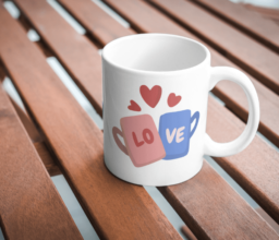 Alternative view of Love is Brewing Mug