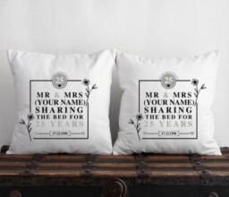 Personalised Couple Anniversary Cushion