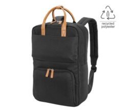 MAINZ - Santhome Metro RPET Laptop Backpack - Black