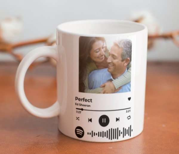 Spotify Personalized White Mug - Image 2