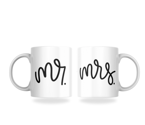 Mr and Mrs Couple Mugs