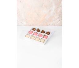 Alternative view of Milk, Ruby And White Chocolate Strawberries