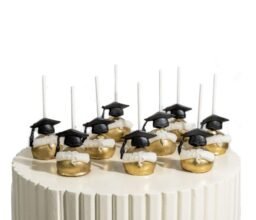 Graduation theme Chocolate Cake pops