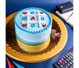 DAD Tic Tac Toe Cake 0.5kg