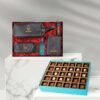 Personalised Birthday Chocolates and Leather Hamper