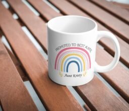 Alternative view of Promoted To Best Auntie Mug