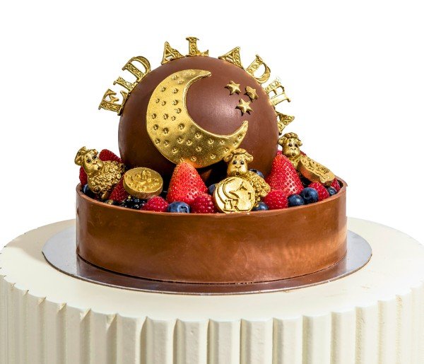 EID Chocolate Cake with Fresh Fruits