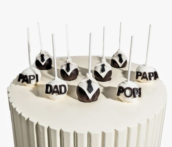 Dad POPS PAPA PAPI cake pops