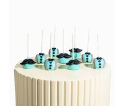 Cake pops with Moustache