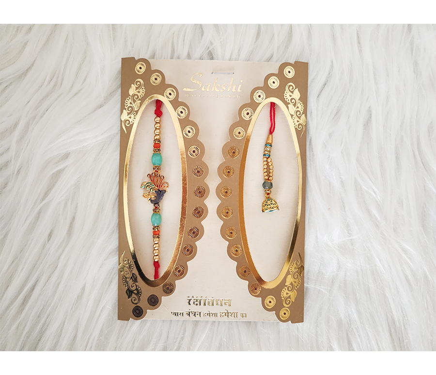 Bhai Bhabhi Rakhi with Godiva Gift Set - Image 2