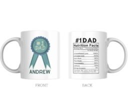 No. 1 Dad Nutrition Mug - Image 3