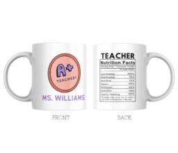 No. 1 Teacher Nutrition Mug - Image 3