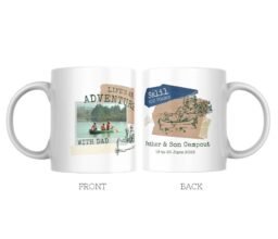 Adventures with Dad Personalised Mug - Image 3