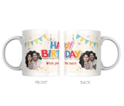Happy Birthday Photo Persoanlised Mug - Image 3