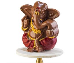 Eco friendly Chocolate Ganpathi Large