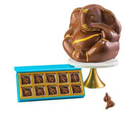 Eco friendly Chocolate Ganpathi Small with Modak