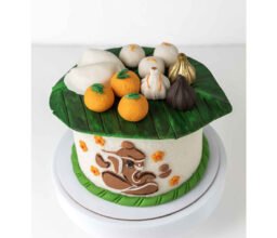 Alternative view of Ganpathi Mithai Theme Cake