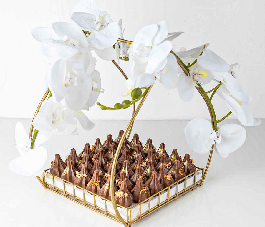 36 Milk chocolate Modak Tray