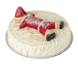 Sleeping Santa cake