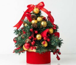 Christmas Tree With Edible Baubles