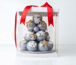Alternative view of Small And Large Chocolate Bauble Tree