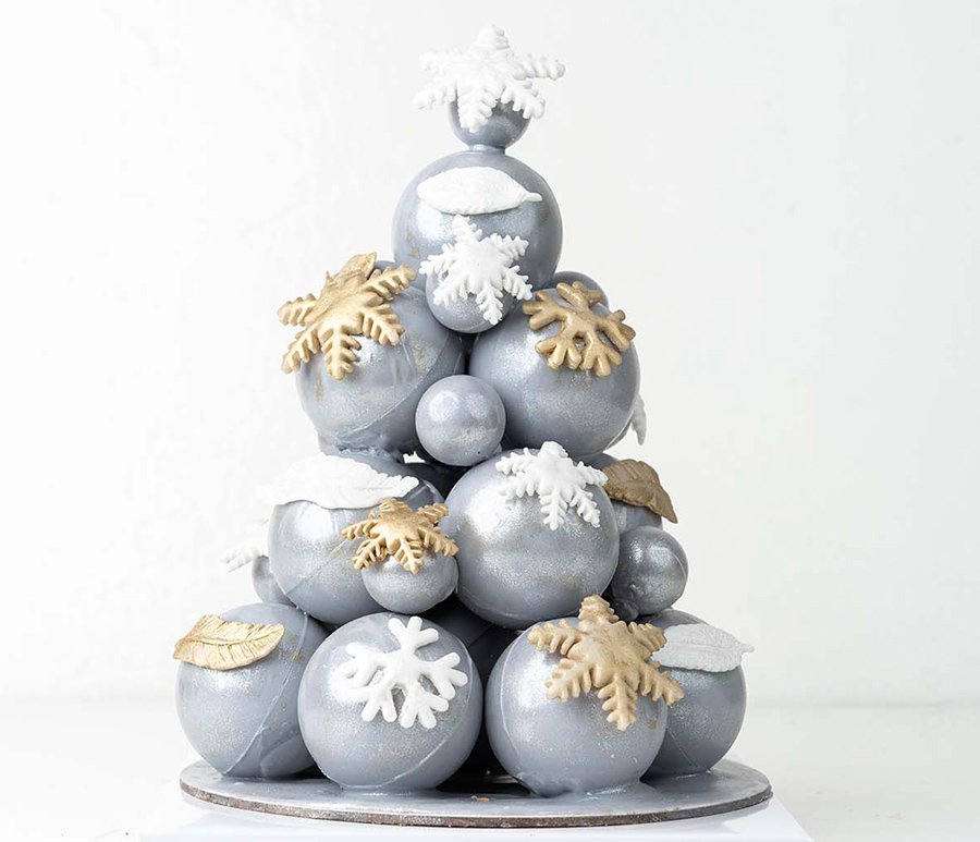 Small And Large Chocolate Bauble Tree