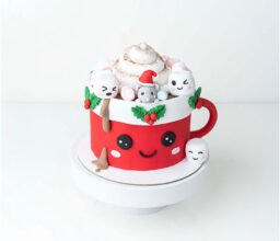 Alternative view of Hot Chocolate Theme Cake
