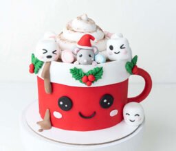 Hot Chocolate Theme Cake