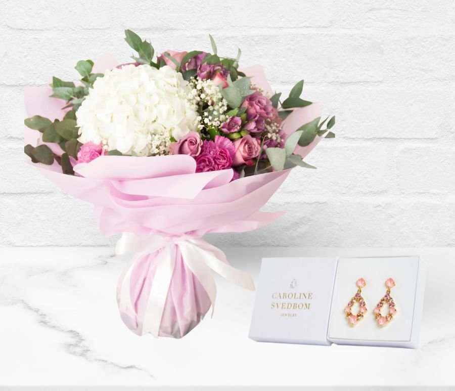 The Blush Bundle with Mini Delia Earrings