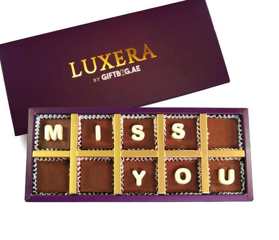 10 Pcs Miss You Chocolate By LUXERA