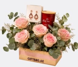 Blush Bloom Treasure with Candle and Delia Earrings
