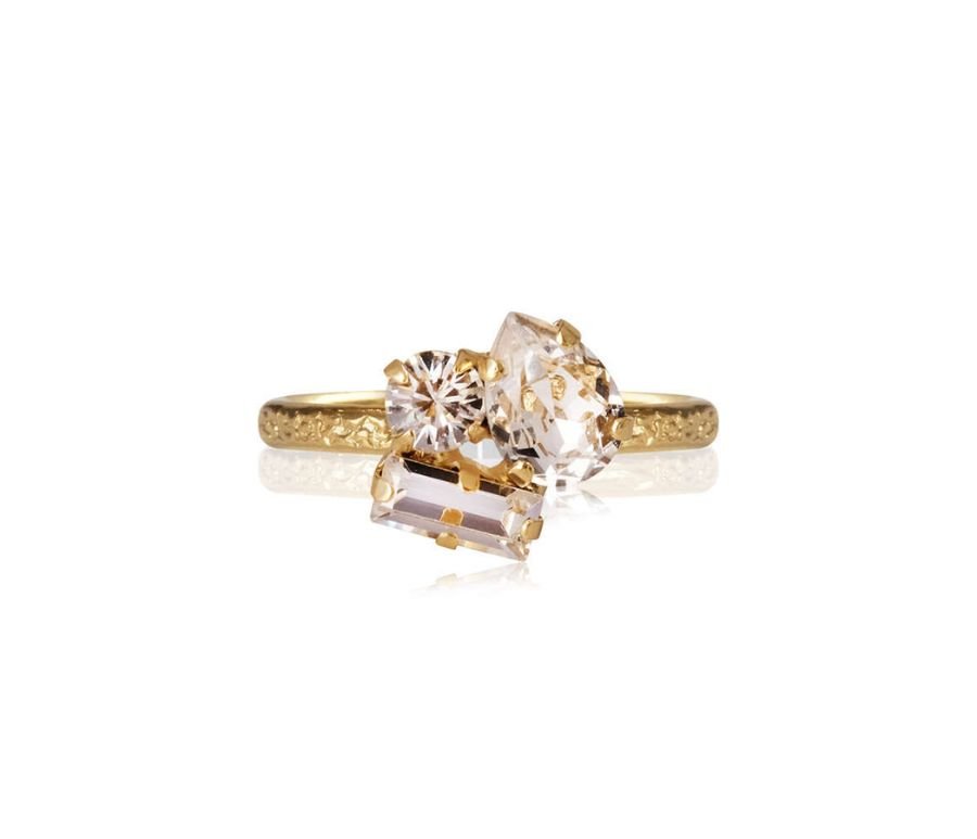 Sapphire Bloom Ensemble with Crystal Jewelry - Image 2