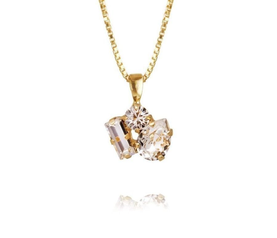 Sapphire Bloom Ensemble with Crystal Jewelry - Image 3