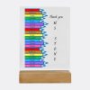Colour Pencils Thank You Teacher Personalised Acrylic Plaque