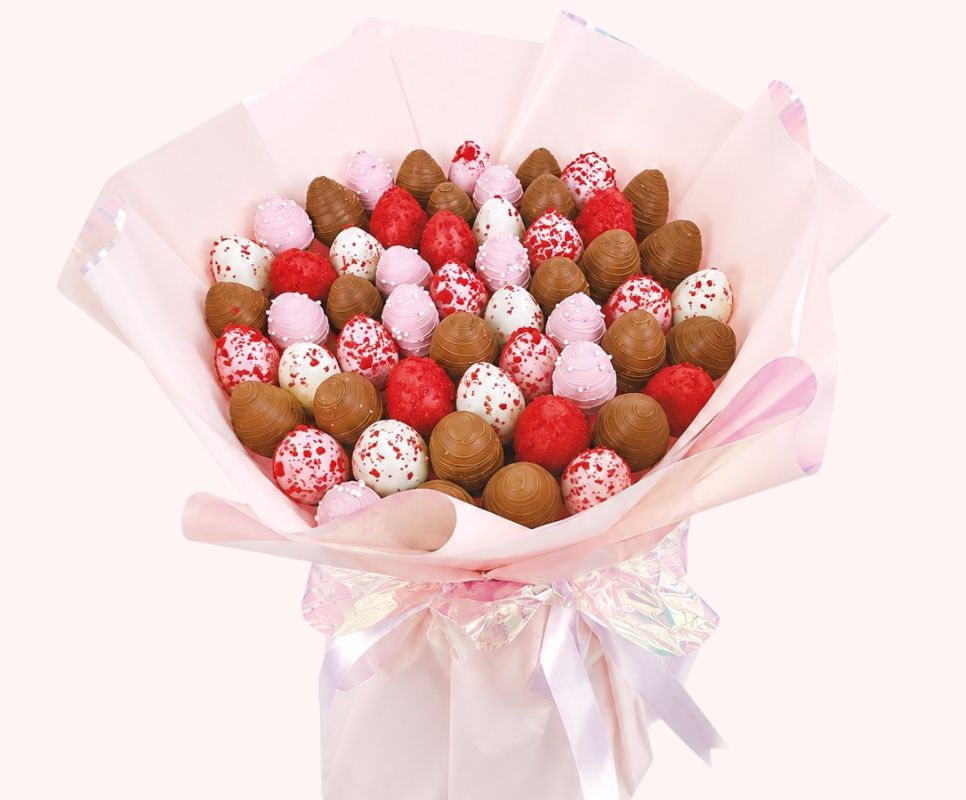 Blush Ruby Strawberry Bouquet