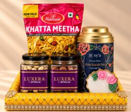 Chai and Crunch Diwali Tray
