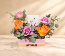 Apple AirPods 5 with Orange & Purple Roses