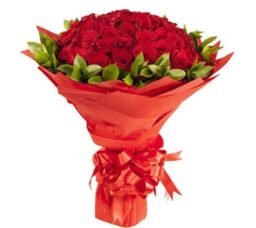 60 Red Roses Bouquet