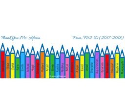 Alternative view of Thank You Teacher Mug with Student Names