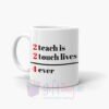 2+2=4 Teacher Mug